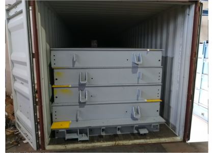 ONE SET 4*18M 100TON TRUCK SCALE WEIGHBRIDGE WAS EXPORTED TO SINGAPORE ON MAY 20th. 2019